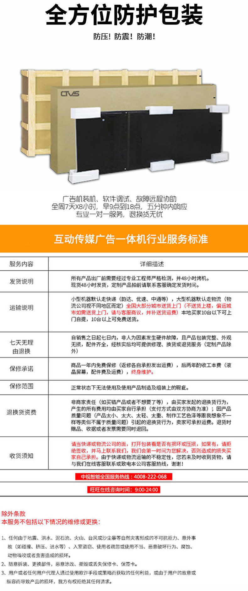 全方位的包裝防護，層層把關